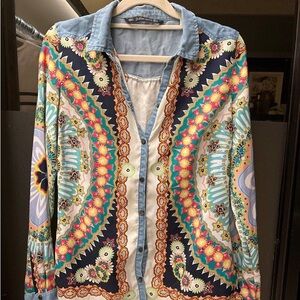 Zara Trafaluc Collection Long Sleeve Shirt